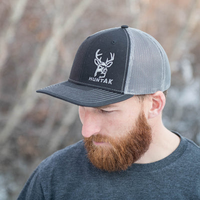HuntAK Blacktail Deer Hat - Black