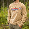 NEW - Salmon Meat Crew Sweatshirt